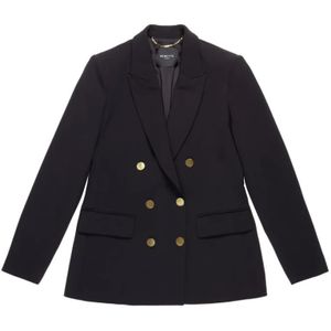 Nenette, Dames, Jassen, Zwart, Maat: XS Leer,