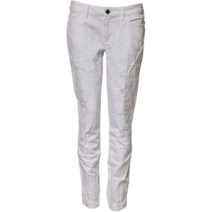 Dolce & Gabbana, Dames, Jeans, Wit, Maat: S Katoen,