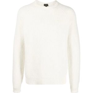 Giorgio Armani, Heren, Truien, Beige, Maat: M Wol,