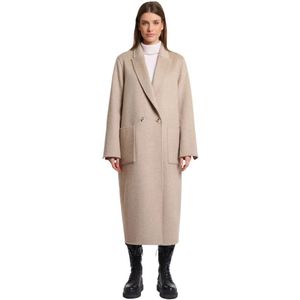 Rino&Pelle, Dames, Mantels, Beige, Maat: XL Wol,