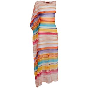 Missoni, Dames, Jurken, Veelkleurig, Maat: M