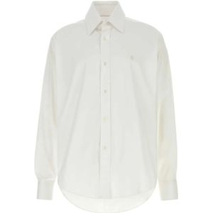 Alexander McQueen, Heren, Overhemden, Wit, Maat: L