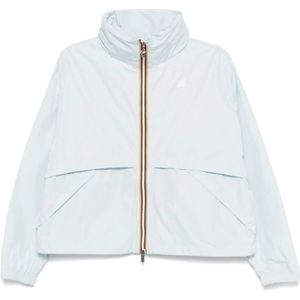 K-Way, Dames, Jassen, Blauw, Maat: XL Nylon,