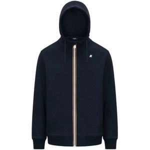 K-Way, Heren, Sweatshirts & Hoodies, Blauw, Maat: L