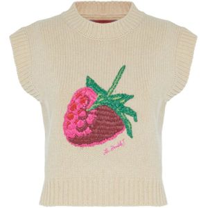 La DoubleJ, Dames, Truien, Beige, Maat: S Wol,