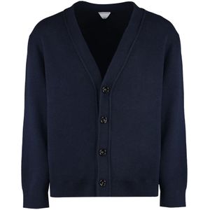 Bottega Veneta, Heren, Truien, Blauw, Maat: S