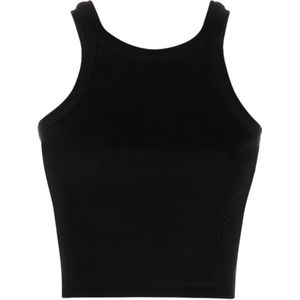 Closed, Dames, Tops, Zwart, Maat: L Katoen,