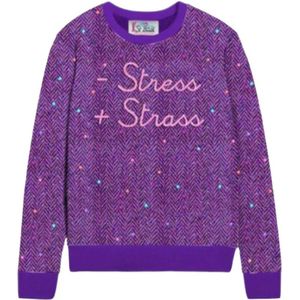 MC2 Saint Barth, Dames, Truien, Paars, Maat: XS Acryl,