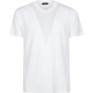 Tom Ford, Heren, Tops, Wit, Maat: XL Katoen,
