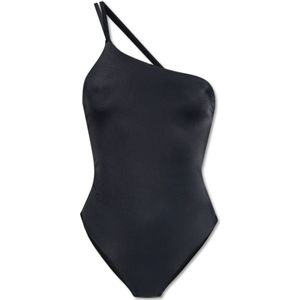 Versace, Dames, Badkleding, Zwart, Maat: 2XL Polyamide,