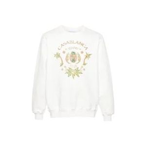 Casablanca Sweatshirts , White , Heren , Maat: M