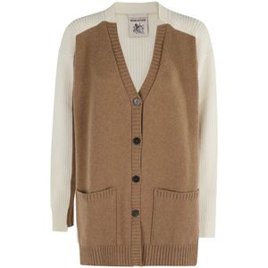 Semicouture, Dames, Truien, Bruin, Maat: XS Wol,