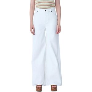 Chloé - Straight-Leg Five-Pocket Jeans - Wit - Dames