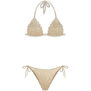 MC2 Saint Barth, Dames, Badkleding, Beige, Maat: XS