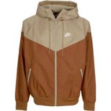 Nike, Heren, Jassen, Bruin, Maat: M Poliester,