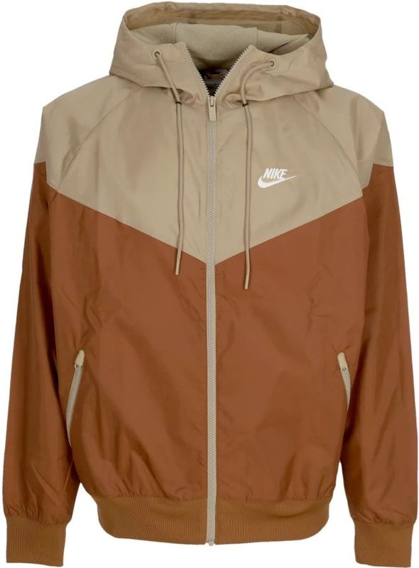 Nike, Heren, Jassen, Bruin, Maat: M Poliester,