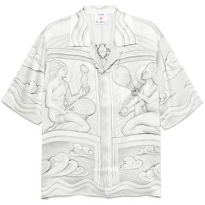 Casablanca, Heren, Overhemden, Grijs, Maat: M