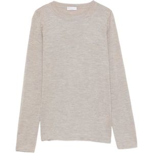 Brunello Cucinelli, Dames, Truien, Beige, Maat: S Kasjmier,