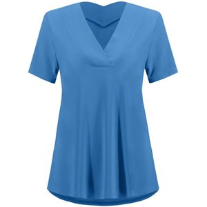 Joseph Ribkoff, Dames, Blouses & Shirts, Blauw, Maat: 4XL Poliester,