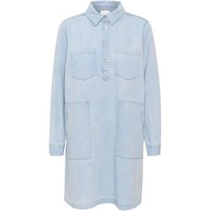 Part Two, Dames, Jurken, Blauw, Maat: XS Denim,