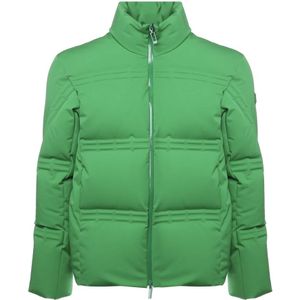 Moncler, Heren, Jassen, Groen, Maat: S Nylon,