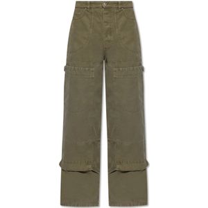 Off White, Heren, Broeken, Groen, Maat: W29 Katoen,