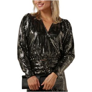 Refined Department, Dames, Blouses & Shirts, Grijs, Maat: XS