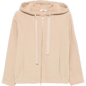 Max Mara, Dames, Sweatshirts & Hoodies, Beige, Maat: XS Katoen,