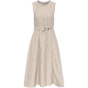 Max Mara, Dames, Jurken, Beige, Maat: L