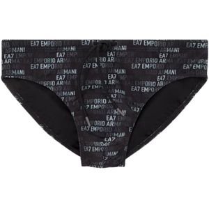 Emporio Armani Ea7, Heren, Badkleding, Zwart, Maat: S