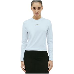 Jacquemus, Dames, Tops, Wit, Maat: M Katoen,