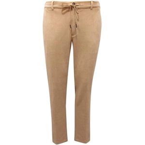 Circolo 1901, Heren, Broeken, Beige, Maat: S Corduroy,
