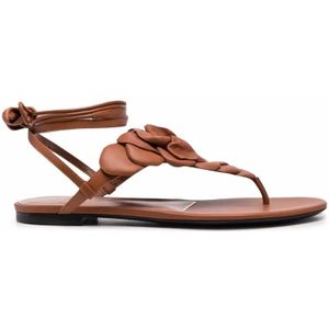 Valentino, Dames, Schoenen, Bruin, Maat: 39 EU Leer,