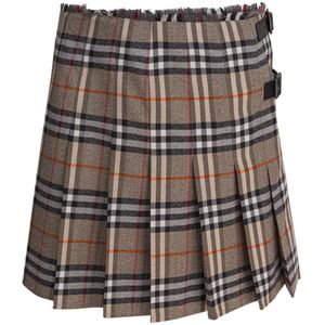 Burberry, Dames, Rokken, Veelkleurig, Maat: 2XS Zijde,