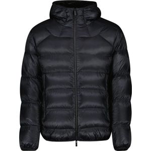 Moncler, Heren, Jassen, Blauw, Maat: L Nylon,