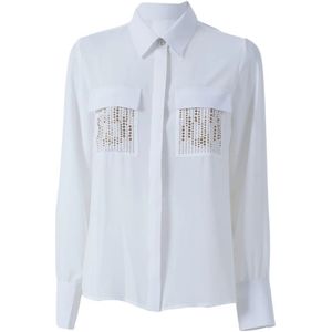 Relish, Dames, Blouses & Shirts, Wit, Maat: M Poliester,