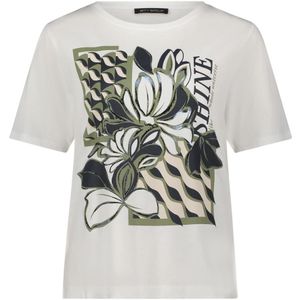 Betty Barclay - Shirt - Crème - Donkerblauw - Pastelgroen - Wit