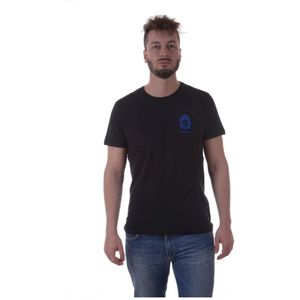 Versace Jeans Couture, Heren, Tops, Zwart, Maat: XL Katoen,