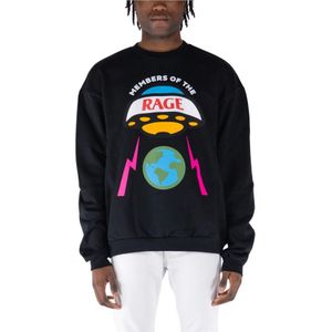 Members of the Rage, Heren, Sweatshirts & Hoodies, Zwart, Maat: L Katoen,