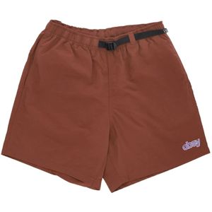 Obey, Heren, Korte broeken, Bruin, Maat: L