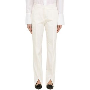 Jil Sander, Dames, Broeken, Wit, Maat: XS