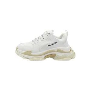 Balenciaga Polyester sneakers , White , Heren , Maat: 40 EU