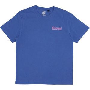 Element, Heren, Tops, Blauw, Maat: XL Katoen,