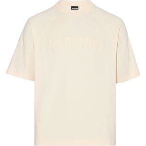 Jacquemus, Dames, Tops, Beige, Maat: S Katoen,
