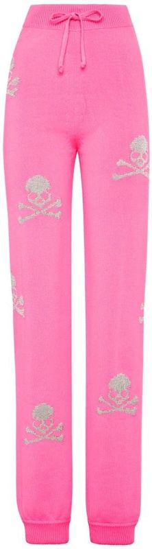 Philipp Plein, Dames, Broeken, Roze, Maat: L Wol,