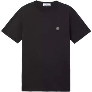 Stone Island, Heren, Tops, Zwart, Maat: L Katoen,