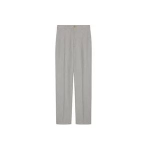 Gucci Grijze Wol Pantalon , Gray , Dames , Maat: S