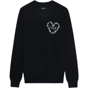 Zadig & Voltaire, Dames, Truien, Zwart, Maat: S