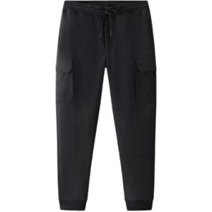 Woolrich - Fleece Trainingsbroek - Zwart - Polyester