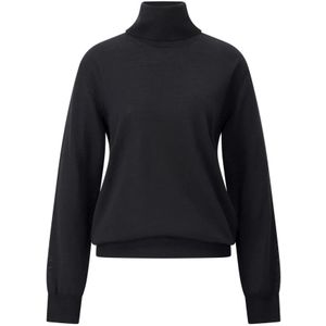 Jil Sander, Dames, Truien, Zwart, Maat: XS Wol,